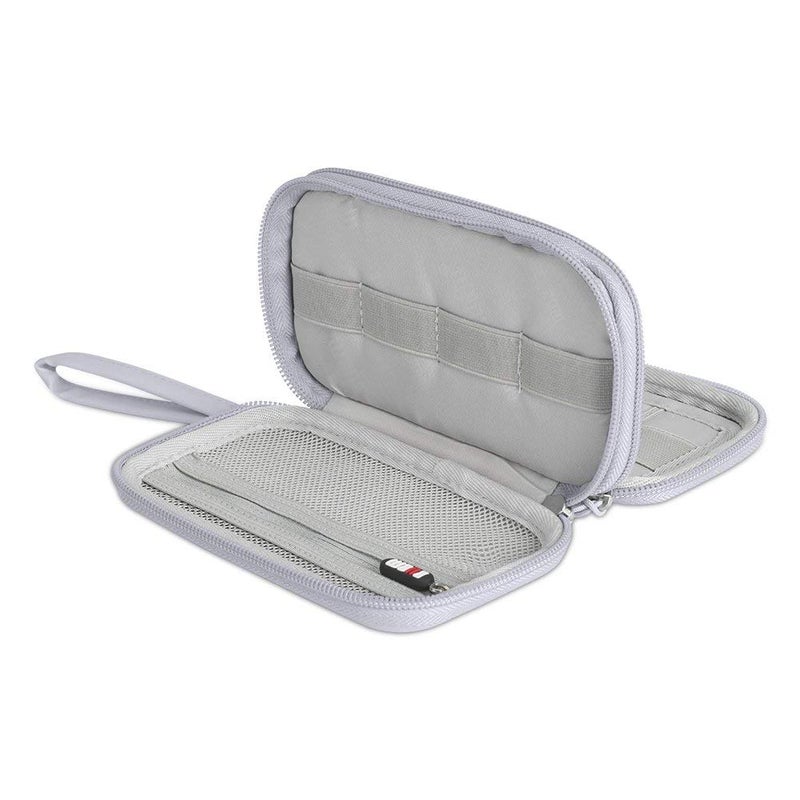 BUBM Hallart USB Flash Drive Case, Portable Waterproof Electronic Accessories Bag for USB Flash Drives, SD Cards,Earphone and Other Small Accessories 6.30 x 3.54 x 1.77 Inch,Gray - Image 5